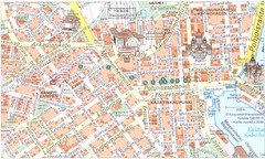 Helsinki downtown Map
