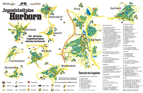 Herborn Tourist Map - Herborn Germany • mappery