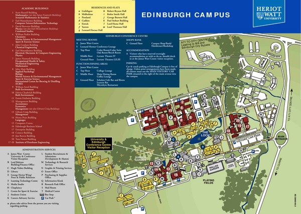 Edinburgh campus map