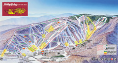 Holiday Valley Resort Ski Trail Map
