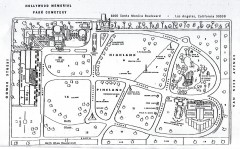 Hollywood Memorial Cemetery map