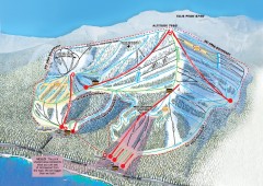 Homewood Ski Trail Map