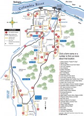 Hood River County Fruit Loop map