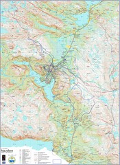 Hovden Norway Trail Map