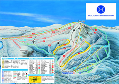 Hovden Skisenter Ski Trail Map