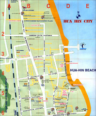 Hua Hin Tourist Map