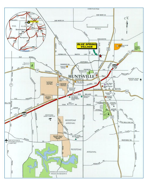 HUNTSVILLE ALabama City Map - HUNTSVILLE ALabama • mappery