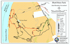 Hurd State Park trail map