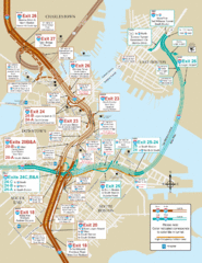 I-93 & I-90 Boston Map