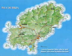 Ibiza Island Map