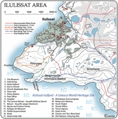 Ilulissat City Map
