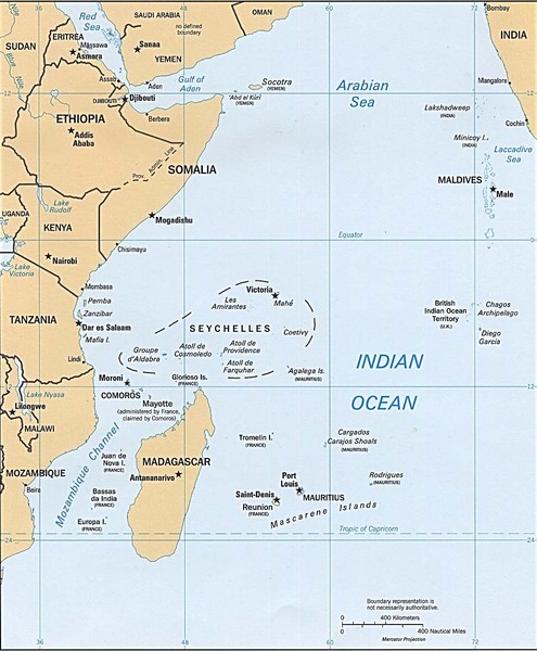 map of indian ocean