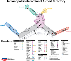 Indianapolis International Airport Terminal Map