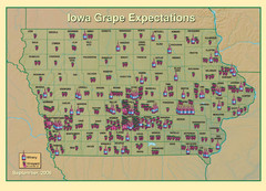 Iowa Grape Expectations Map
