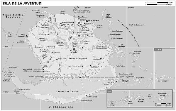 Isla de La Juventud Map