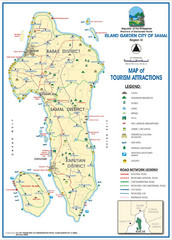 Island Garden City of Samal Tourist Map