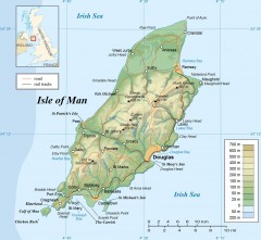 Isle of Man Topo Map