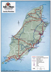 Isle of Man Transportation Map