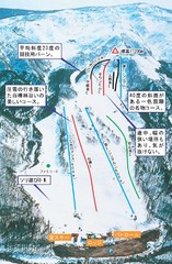 Isshiki Kokusai Ski Trail Map