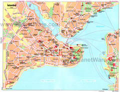 Istanbul Tourist Map
