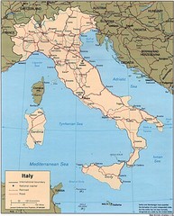 map roman italy