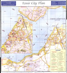 Izmir city plan Map