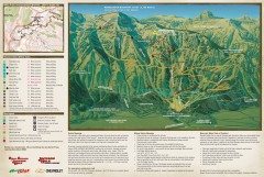 Jackson Hole Summer Mountain Biking/Hiking map