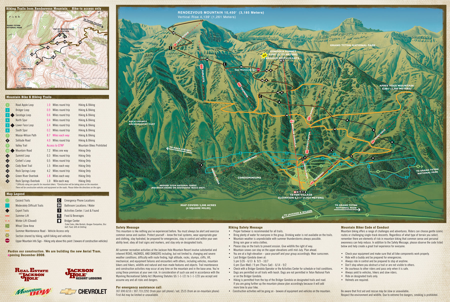 Jackson Hole Summer Mountain Map - Jackson Hole WY • mappery