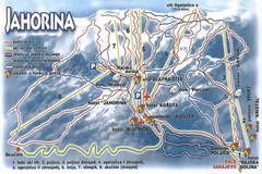 Jahorina Ski Trail Map