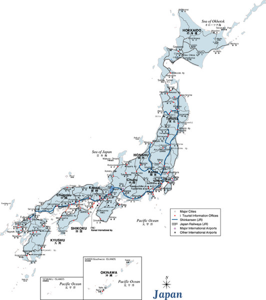 japan map. Fullsize Japan Map