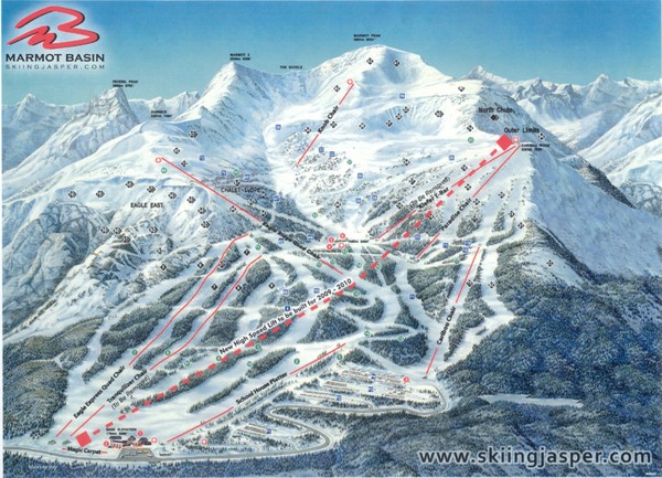 Jasper’s Marmot Basin Future Lift for Ski Trail Map