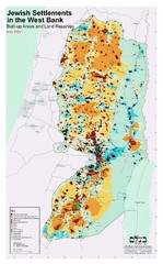 Jewish Settlements in West Bank Map