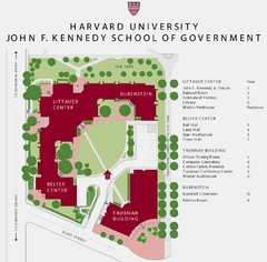 John F. Kennedy School of Government Campus Map