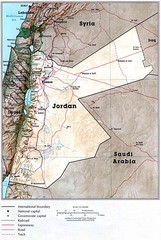 Jordan Country Map