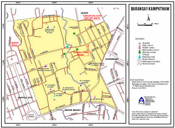 Kamputhaw Tourist Map