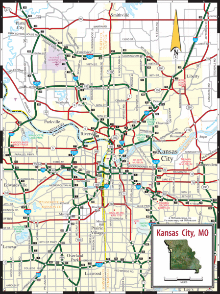 Fullsize Kansas City Map