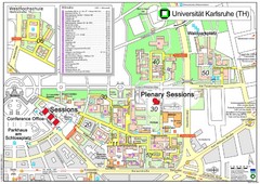 Karlsruhe University Campus Map