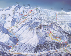 Kaunertal Ski Trail Map