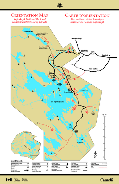 Kejimkujik National Park Map