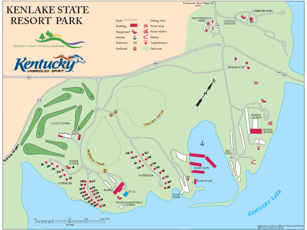 KenLake State Resort Park Map
