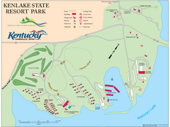 KenLake State Resort Park Map