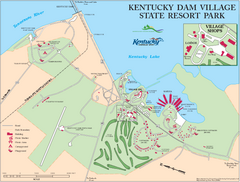 Kentucky Dam Village State Resort Park Map