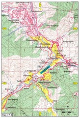 Khasadrapchu to Thimphu trail pt 2 Map