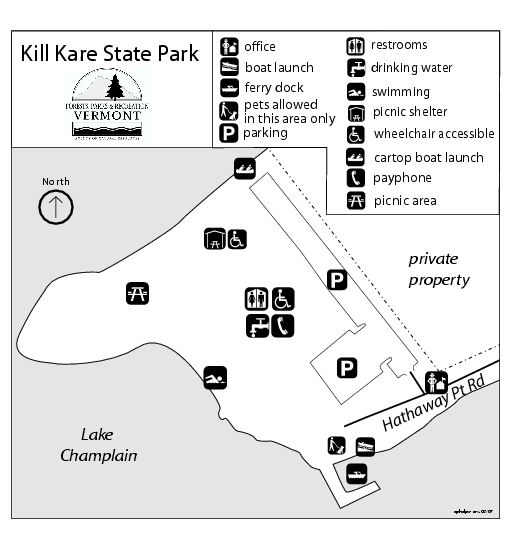 Kill Kare State Park map