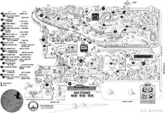 Knott's Berry Farm, Halloween 1976 Map