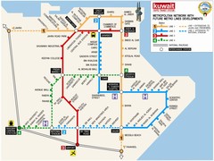 Kuwait City Metro Map