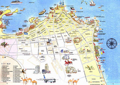 Kuwait City Tourist Map