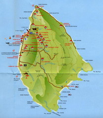 La Digue tourist Map