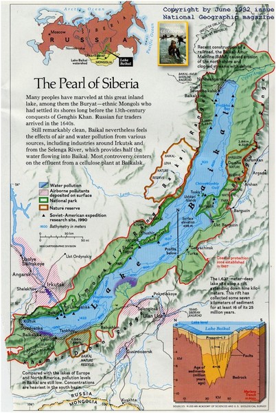 Lake Biakal Map