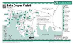 Lake Corpus Christi, Texas State Park Facility Map